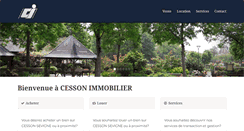 Desktop Screenshot of cesson-immobilier.fr