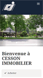 Mobile Screenshot of cesson-immobilier.fr